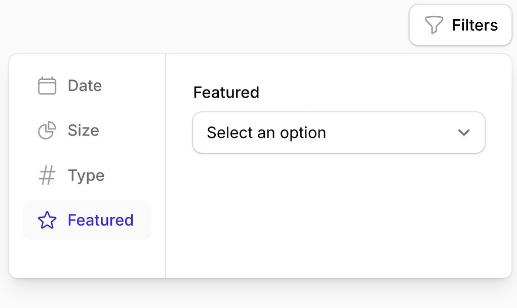 Custom filter