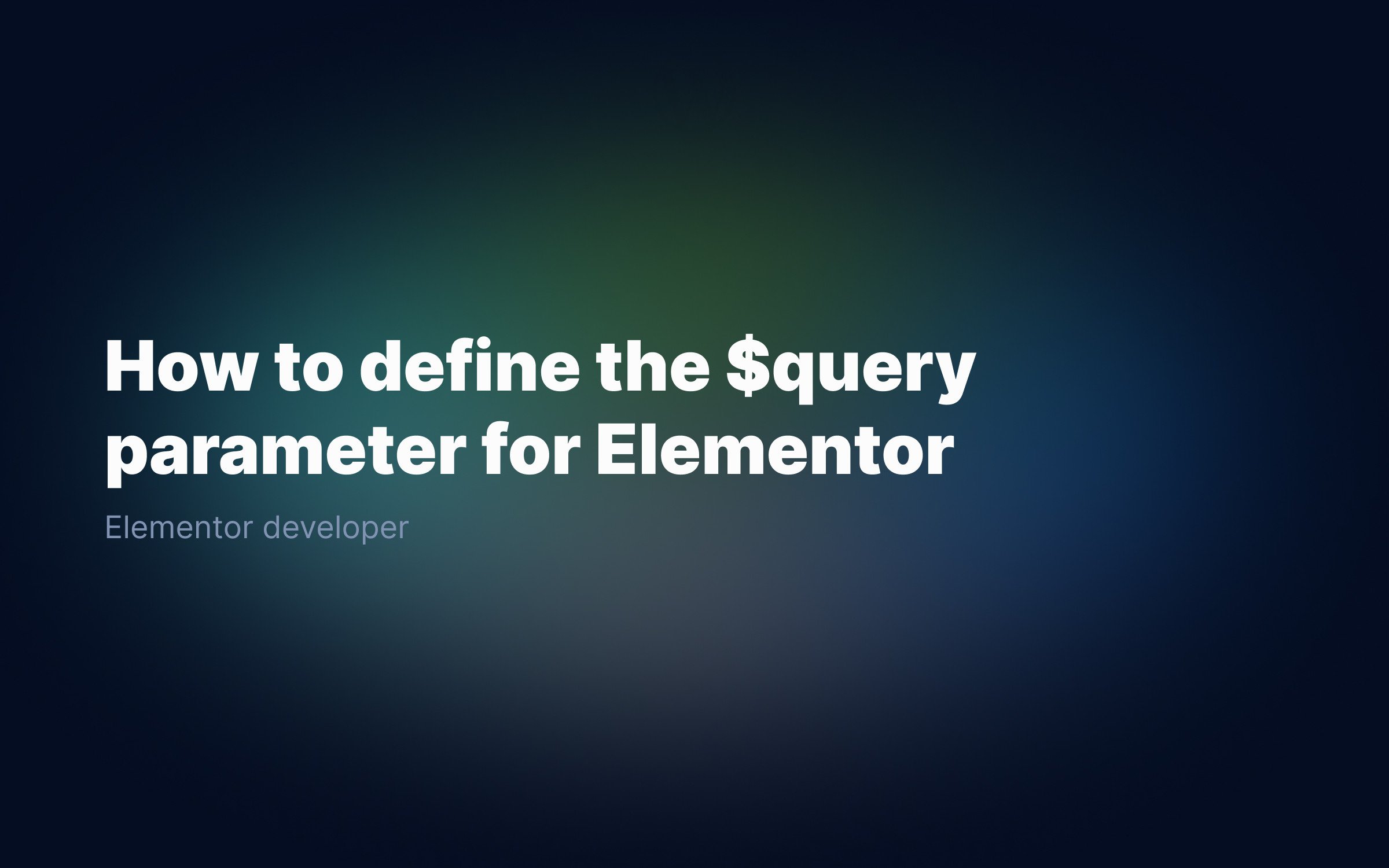 How-to-define-the-query-parameter-for-Elementor